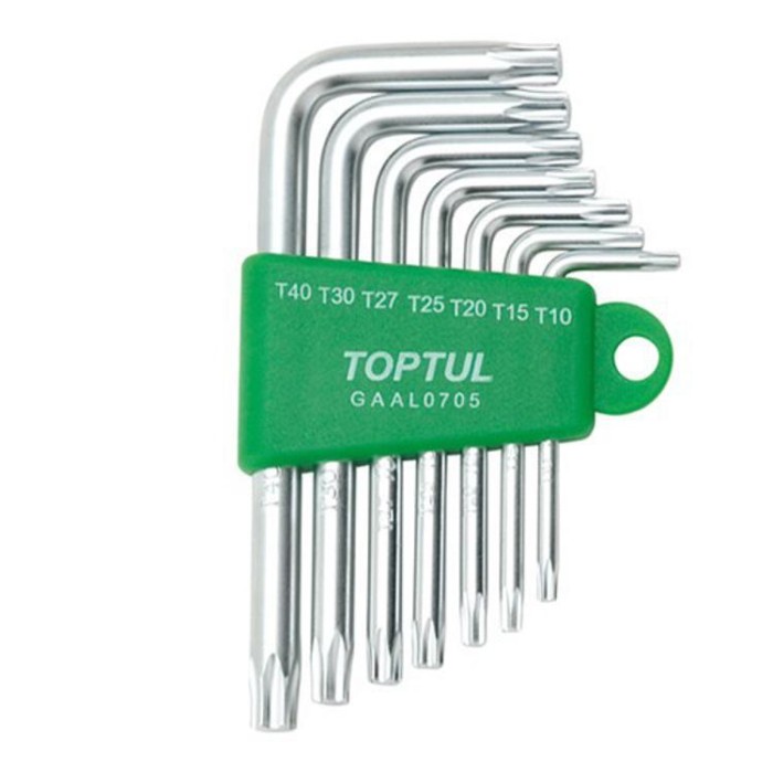 купить купить Набор ключей TORX Г-обр. TOPTUL T10-T40 7ед. GAAL0705  