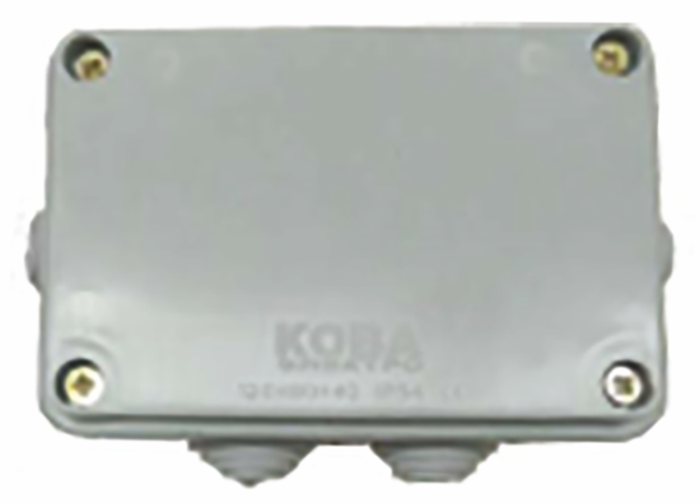 Коробка д/розвед. пров. PP-Premium, відк.уст., 120х80, h 40мм, IP54, 6 виходів, кріпл.кришки-гвинт.