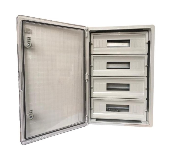 Корпус пластиковий ЩРН-П-68 PRO, пр. дв. ABS IP65 17х4 400х600х200 Україна