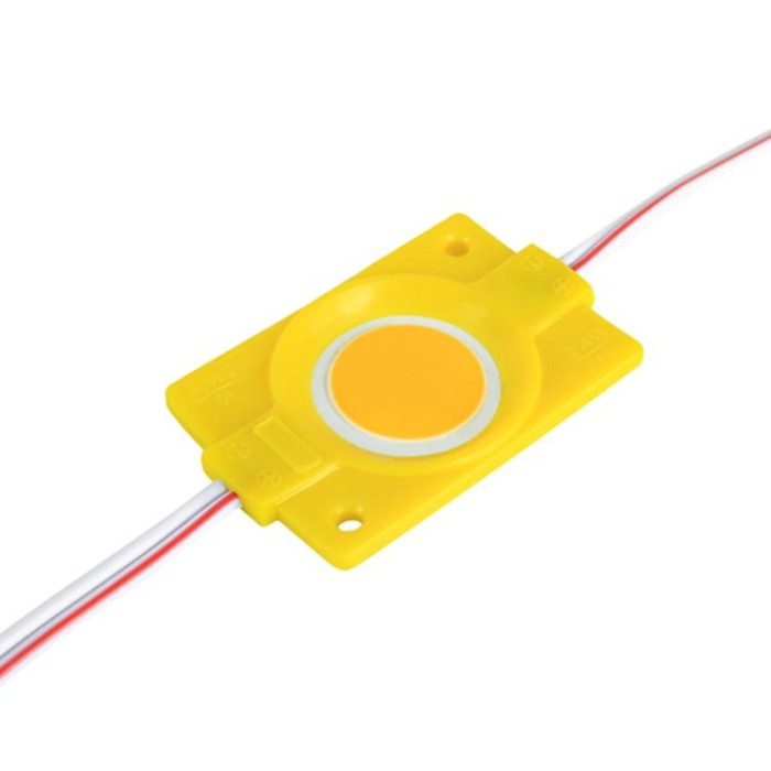 купить купить Светодиодный модуль BRT COB 2.4W круглый YELLOW, 12В, IP65 желтый  