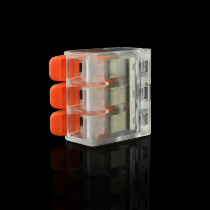 купить купить Клемма быстрого монтажа WT-463 3 входа 32А 400В 0.14-4mm2  