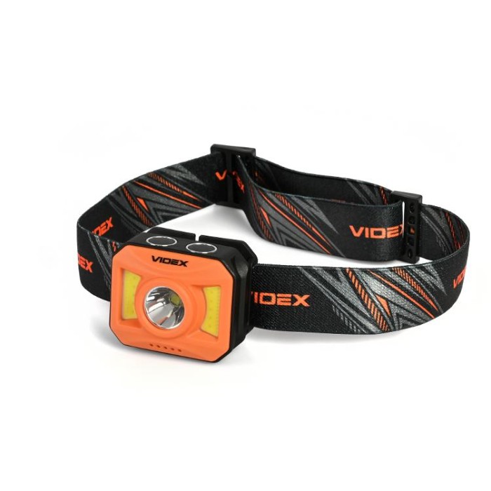 купить купить Налобний світлодіодний ліхтарик VIDEX VLF-H085-OR 400Lm 5000K  