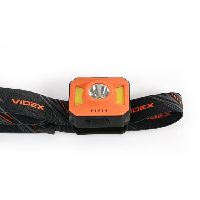 купить купить Налобний світлодіодний ліхтарик VIDEX VLF-H085-OR 400Lm 5000K  