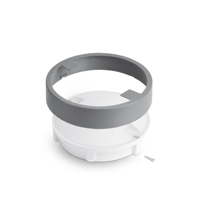 купить купить LED світильник IP65 круглий VIDEX 18W 5000K з сенсором освітленості  