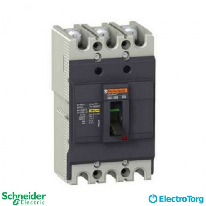 купить купить Автоматический выключатель EASYPACT EZC100N 3P 15кА 30А Schneider Electric  