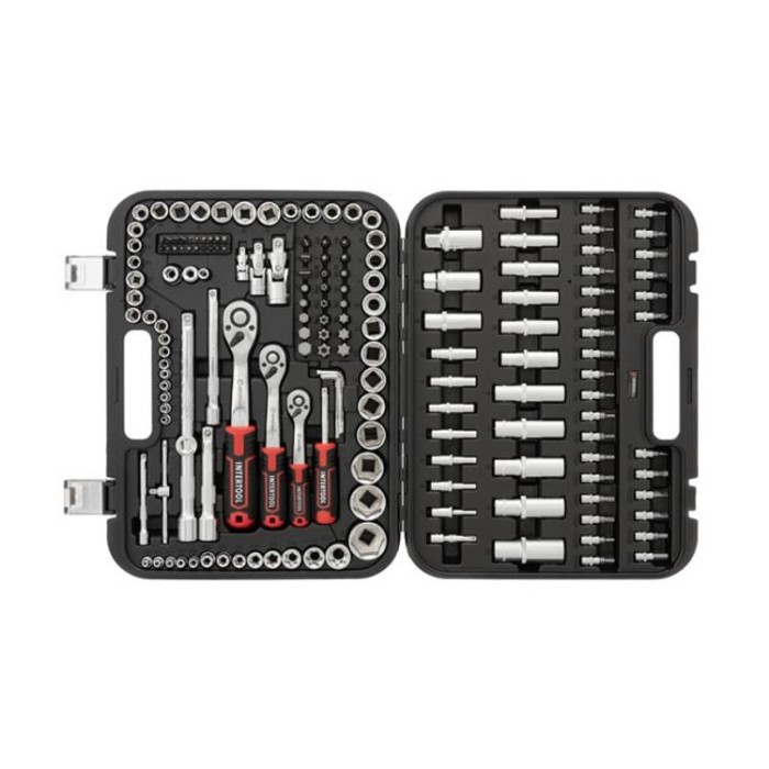 купить купить Набор инструментов 1/2&quot;&amp;3/8&quot;&amp;1/4&quot;, 171ед., Cr-V STORM INTERTOOL ET-8171  