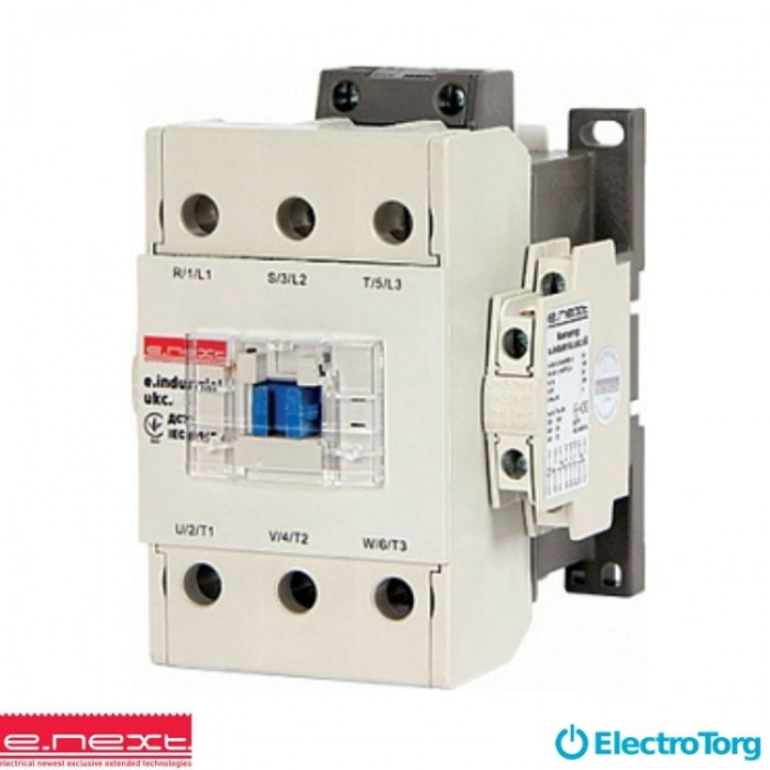 купить купить Контактор e.industrial.ukc.40.220, 40А, 220В,  2no+2nc, E-next  