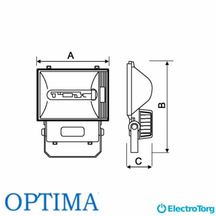 купить купить Прожектор РО 07-250 Вт Regent Optima  