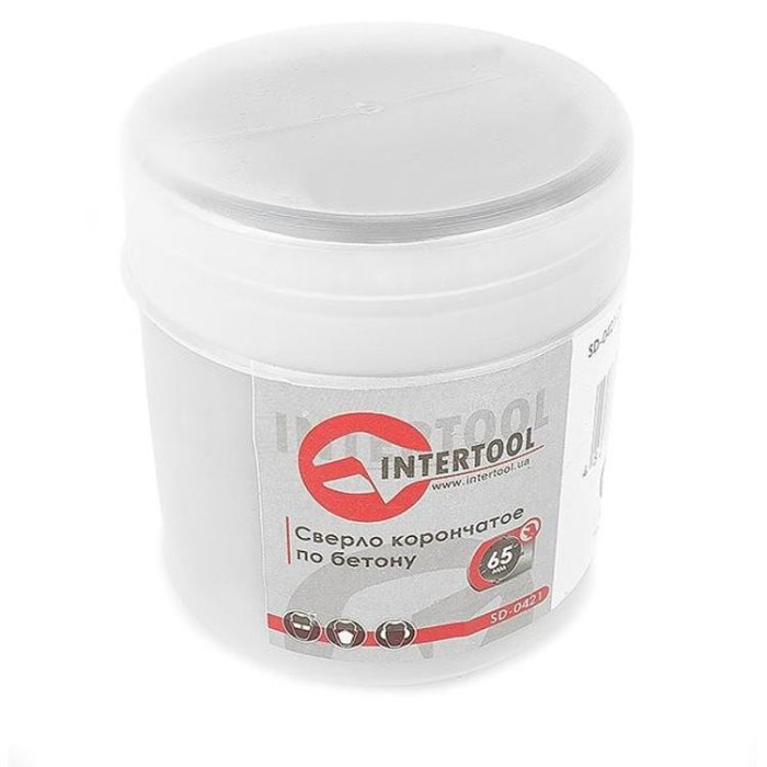 купить купить Сверло корончатое по бетону 65 мм INTERTOOL SD-0421  