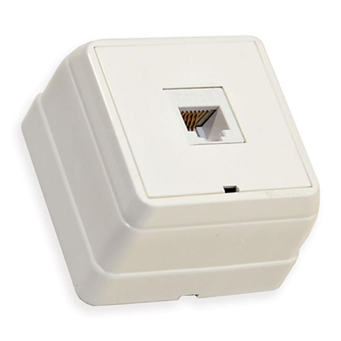 купить купить Розетка комп. 1*Rj45 (Cat5), BRON, Mutlusan, білий  