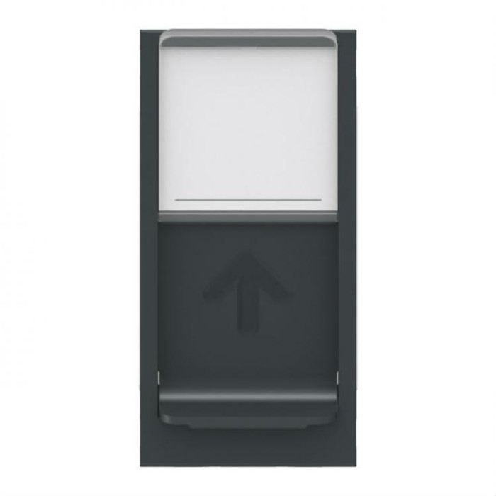 купить купить Розетка компьютерная RJ45 одинарная кат 6 UTP 1м антрацит Unica New Schneider Electric (Шнайдер Электрик)  