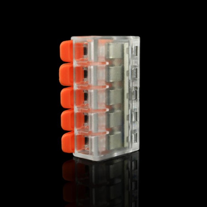 купить купить Клемма быстрого монтажа WT-465 5 входов 32А 400В 0.14-4mm2  