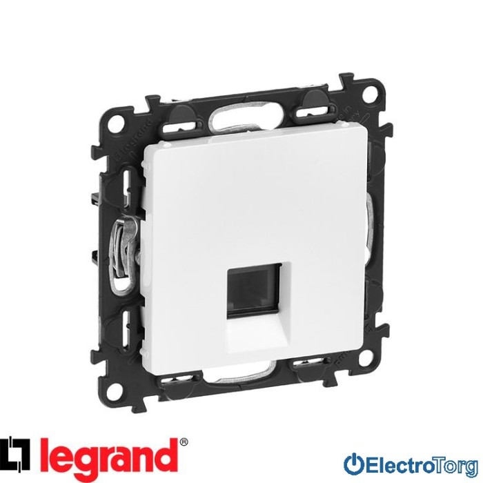 купить купить Механизм розетки телефонной RJ11 белый Valena LIFE Legrand  