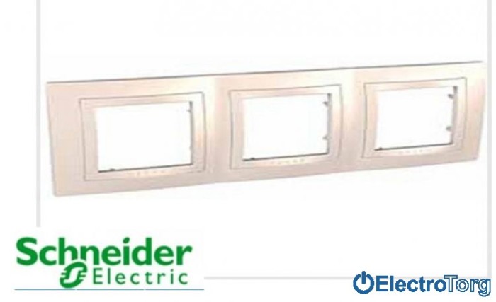 купить купить Рамка тройная Unica Basic Schneider (Шнайдер)  