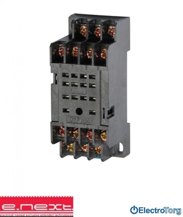 купить купить Разъем модульный e.control.p34s для промежуточного реле 3А на 4 группы контактов E.NEXT(Енекст)  