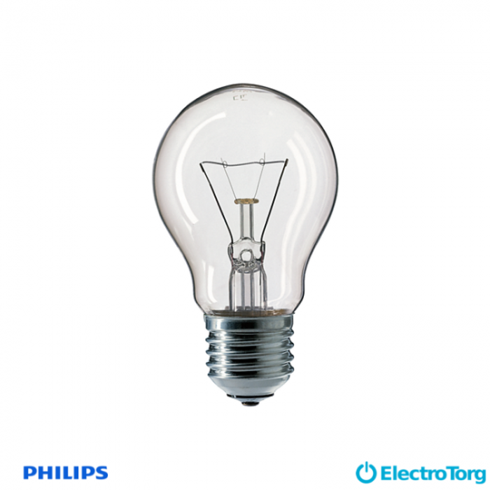 купить купить   Лампа накаливания Stan 40W E27 230V A55 CL 1CT/12X10F Philips   