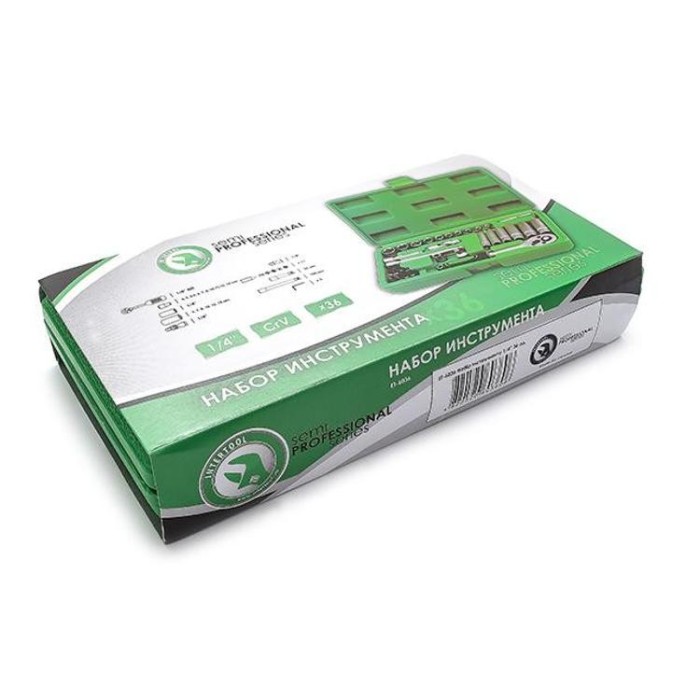 купить купить Набор инструментов 36 шт, 1/4&quot;INTERTOOL ET-6036  