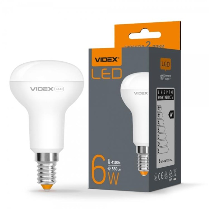 купить купить LED лампа R50e 6W E14 4100K VIDEX  