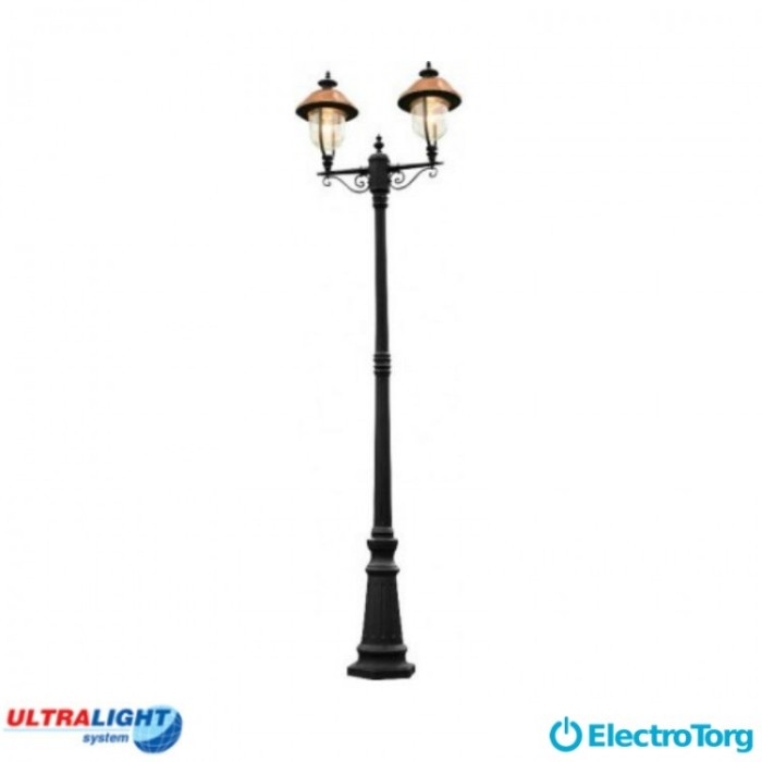 купить купить QMT 21036Е Verona II Светильник парковый,черн Ultralight  
