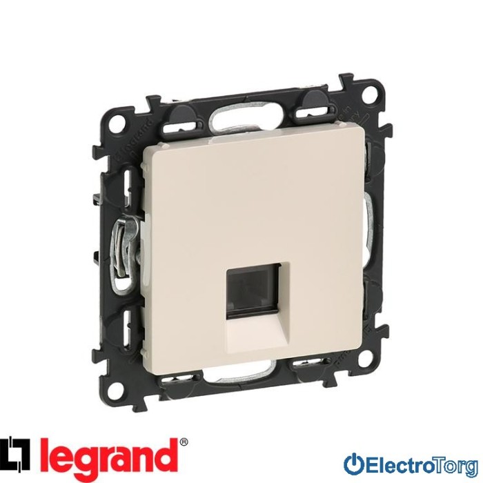 купить купить Механизм розетки телефонной RJ11 слоновая кость Valena LIFE Legrand  