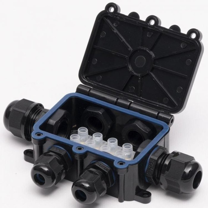 Коробка розподільча з клемником WBS-61 IP-68 на 6 отворів TAKEL