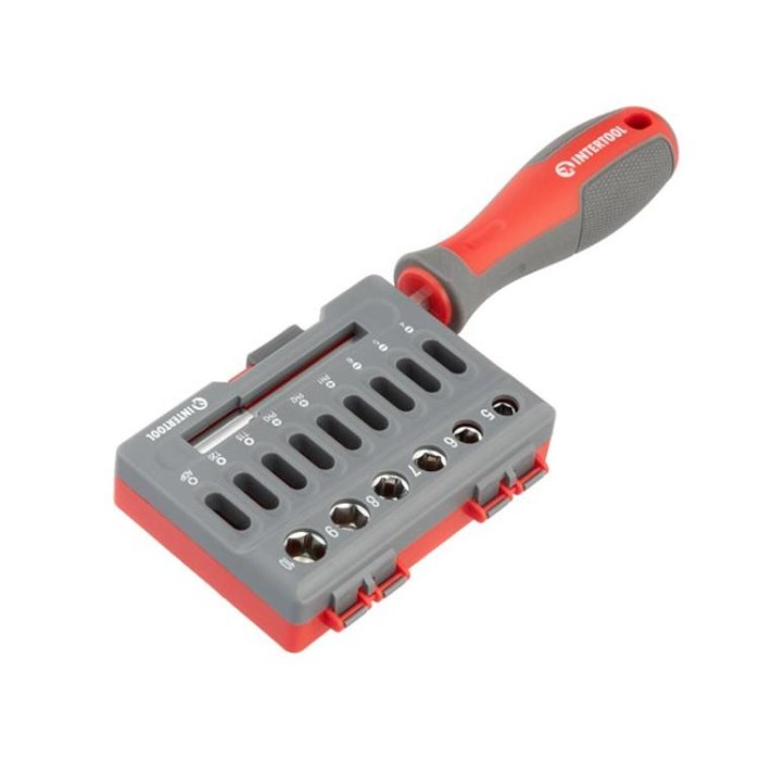 купить купить Отвертка с комплектом насадок 16 ед INTERTOOL VT-3345  