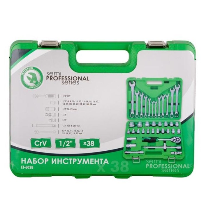 купить купить Набор инструментов 38ед. 1/2&quot;INTERTOOL ET-6038SP  