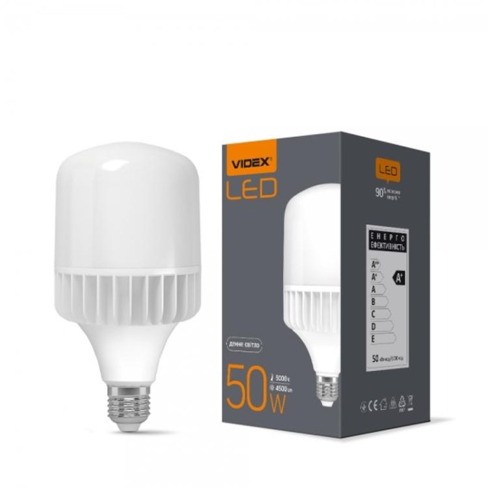 купить купить LED лампа VIDEX A118 50W E27 5000K  