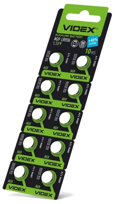 купить купить Батарейка годинникова Videx AG 9/LR936 BLISTER CARD 10 шт  