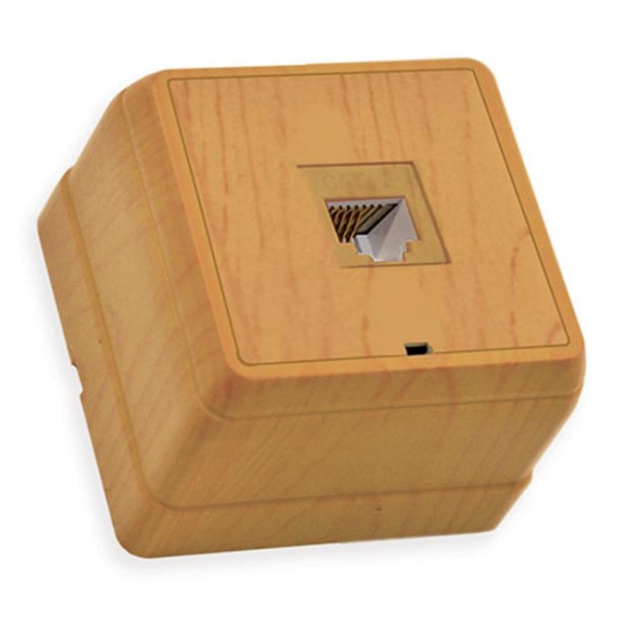 купить купить Розетка комп. 1*Rj45 (Cat5), BRON, Mutlusan,&quot;дуб&quot;  