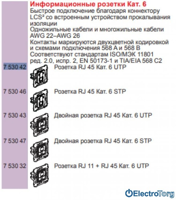 купить купить Розетка компьютерная RJ45 6 UTP Valena IN'MATIC Legrand  