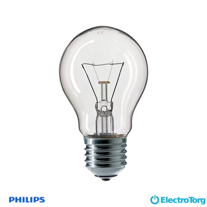 купить купить Лампа накаливания Stan 60W E27 230V A55 CL 1CT/12X10F Philips  