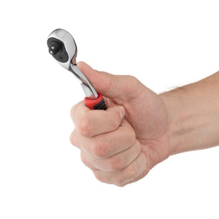 купить купить Набор головок 1/4&quot;4-14 мм., TORX, PH, HEX, SL, удлинитель, рукоятка с храповым механизмом 72 зуба, 28ед., Cr-V STORM INTERTOOL ET-8018  