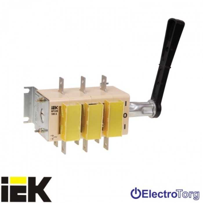 Выключатель-разъединитель серии ВР32И-37A31240 400А передняя рукоятка ИЭК