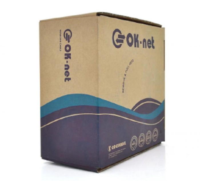 Кабель КПВЭ-ВП (250) 4х2х0.54 (F/UTP-cat.6), OK-net, CU, экран., для внутр. работ, Одескабель