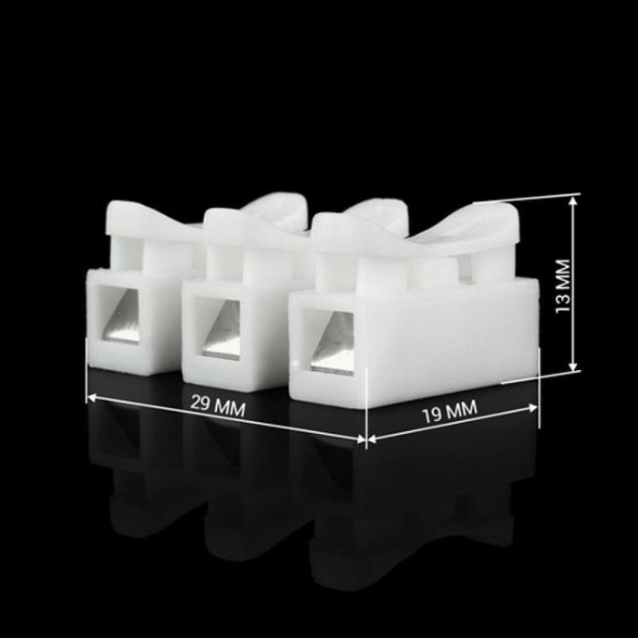 купить купить Клемма быстрого монтажа WTB-3 3 входа 3 выхода 4А 250В 0,2-2,5mm2  