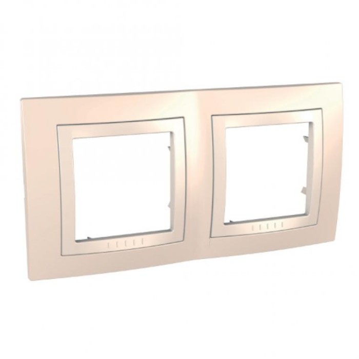 Внешняя двойная горизонтальная рамка Unica Colors Schneider