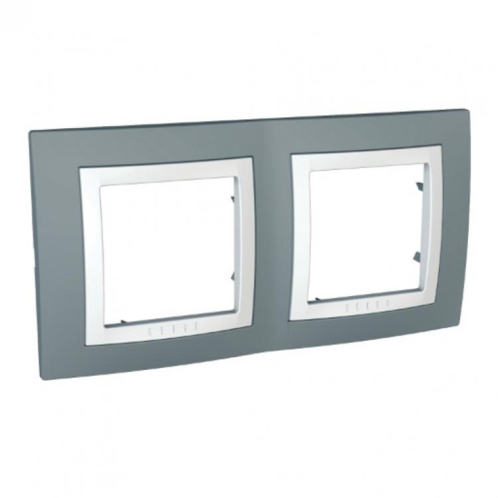 Внешняя двойная горизонтальная рамка Unica Colors Schneider