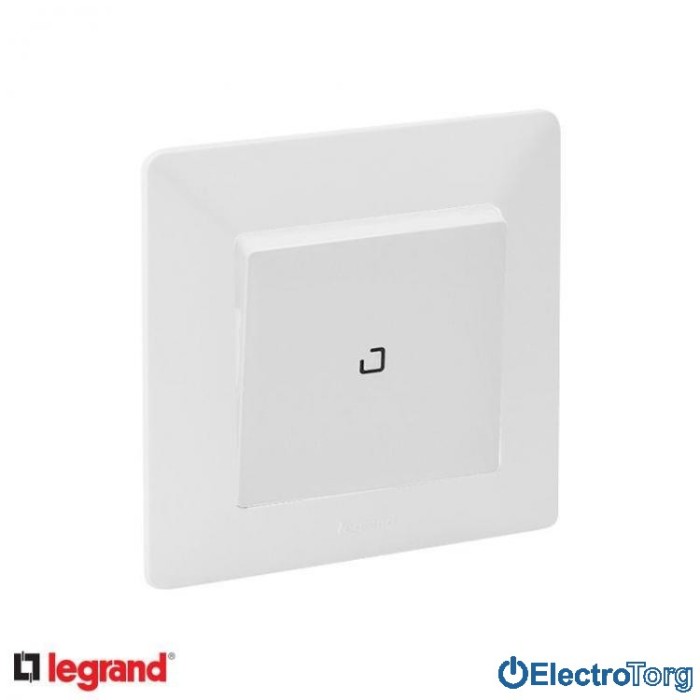 купить купить Переключатель 1-клавишный 10AX IP44 с подсветкой с сборе Valena LIFE Legrand  