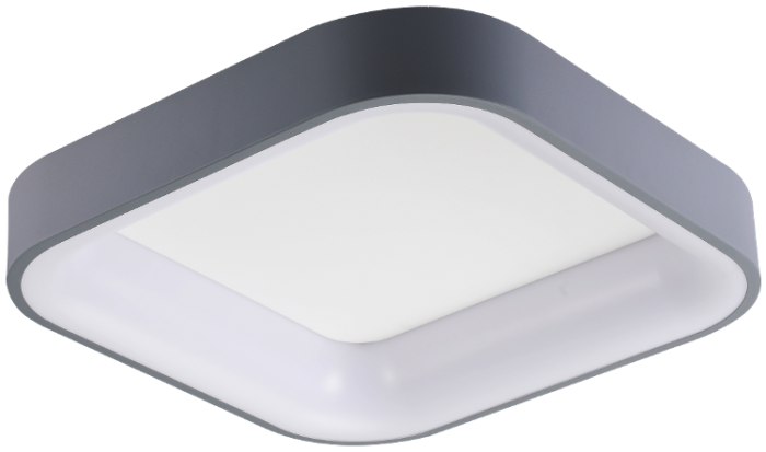 LED світильник VELMAX V-СL-VERONA-S, max 50W, 3000K-6500K, 3000Lm, пульт ДК, сірий