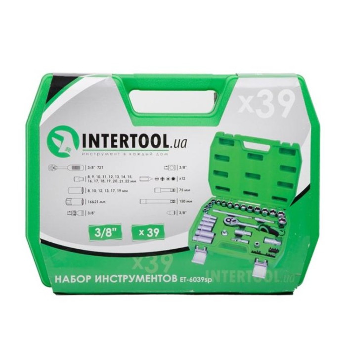 купить купить Набор инструмента 39ед 3/8&quot;INTERTOOL ET-6039SP  