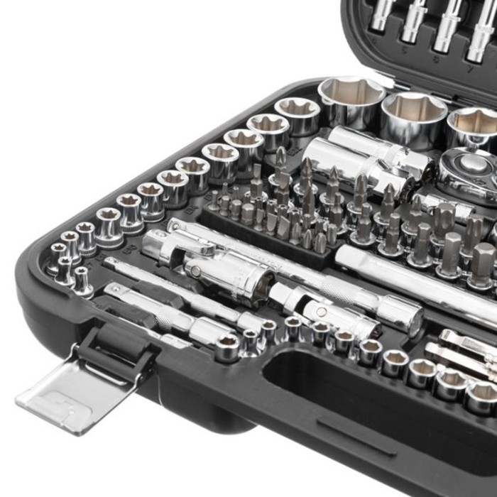 купить купить Набор инструментов 1/2&quot;&amp;3/8&quot;&amp;1/4&quot;, 156ед., Cr-V STORM INTERTOOL ET-8156  