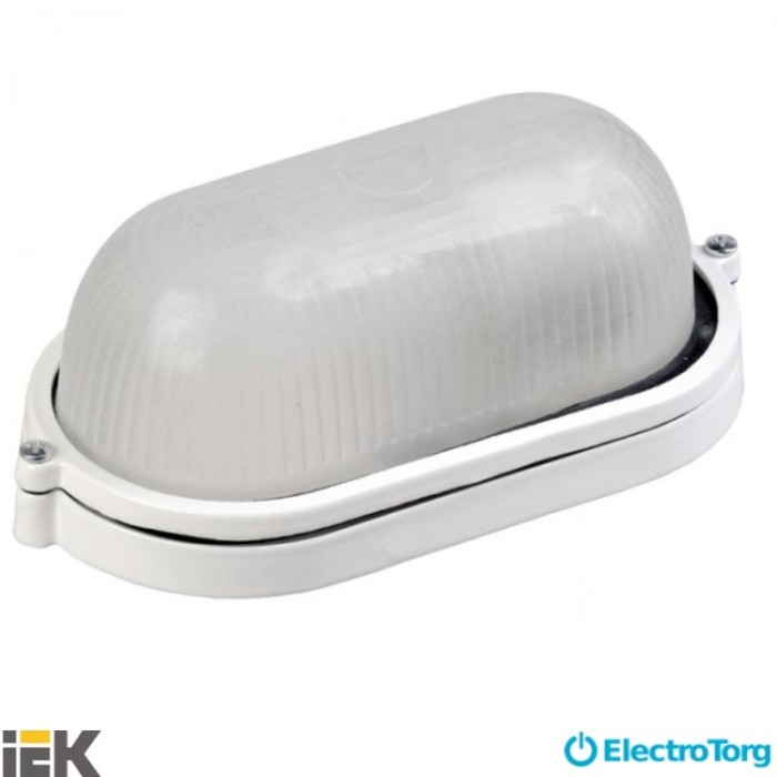 купить купить Светильник НПП1201 белый/овал 100Вт IP54  ИЭК (IEK)  