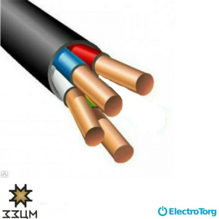 купить купить Кабель ВВГнг 3х4+1х2.5 (3 класс) ЗЗЦМ Electro Cable Group (ECG)  