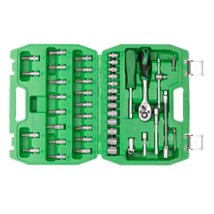 купить купить Набор инструментов 46шт, 1/4&quot;, Cr-V INTERTOOL ET-6046  