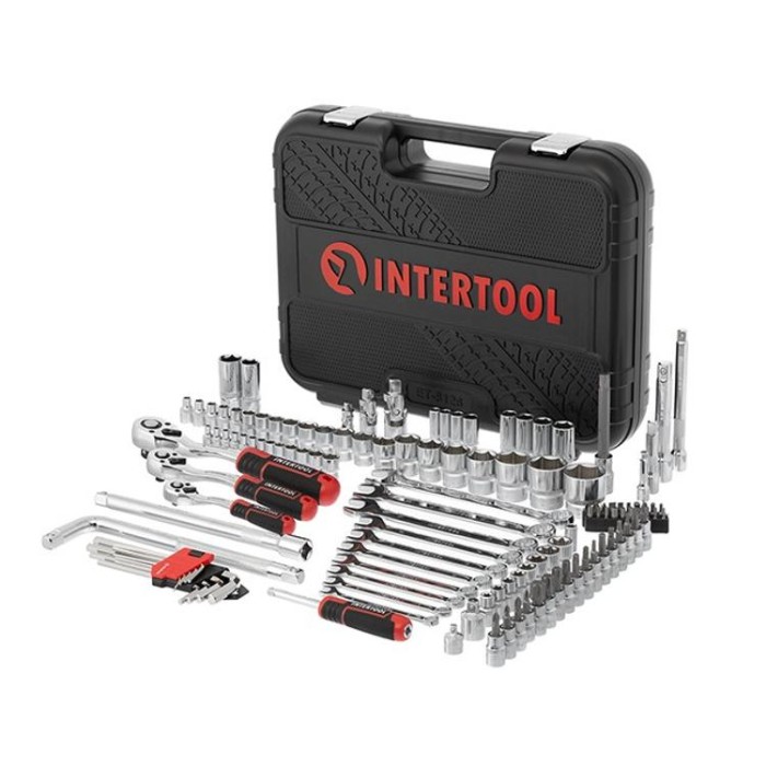 купить купить Набор инструментов 1/2&quot;&amp;3/8&quot;&amp;1/4&quot;, 126ед., Cr-V STORM INTERTOOL ET-8126  
