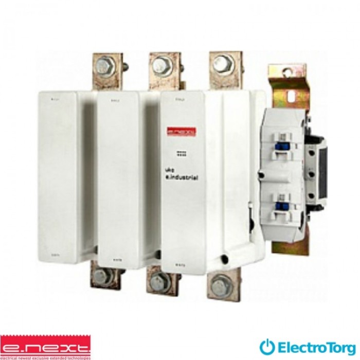 купить купить Контактор e.industrial.ukc.400.220, 400А, 220В,  2no+2nc, E-next  