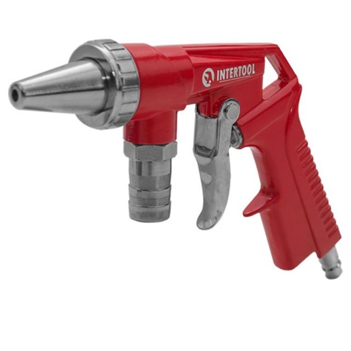 купить купить Пистолет пескоструйный пневматический со шлангом INTERTOOL PT-0706  