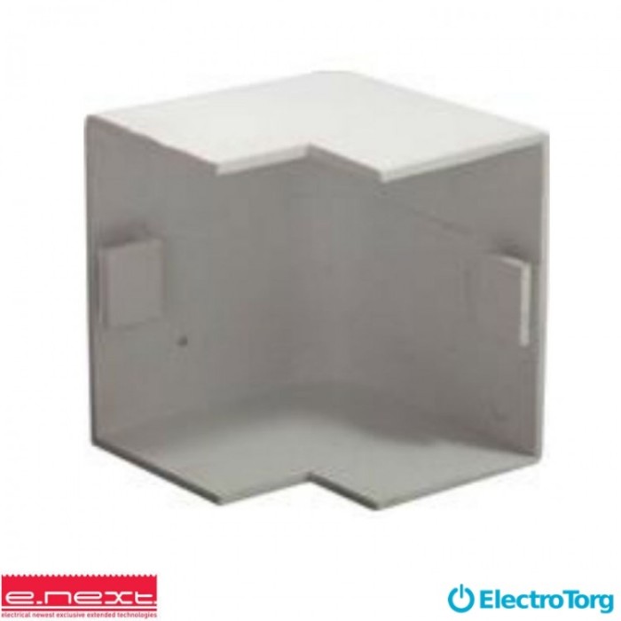 купить купить Внешний угол  e.trunking.blend.out.stand.15.10.yw для короба 15х10мм (молочно-белый) E-Next  