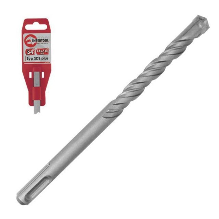 купить купить Бур SDS PLUS S4 QUADRO 18x800мм INTERTOOL SDQ-1880  